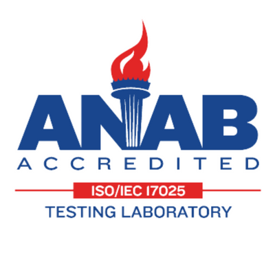 ANAB Accredited Testing Lab